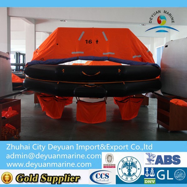 Cheap Price Throw overboard inflatble life raft (15 person)