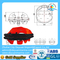 SOLAS Throw-overboard Inflatable Life rafts with 25 Persons Self inflating life raft