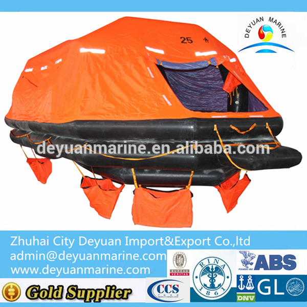25 Man International Voyages Inflatable Liferaft
