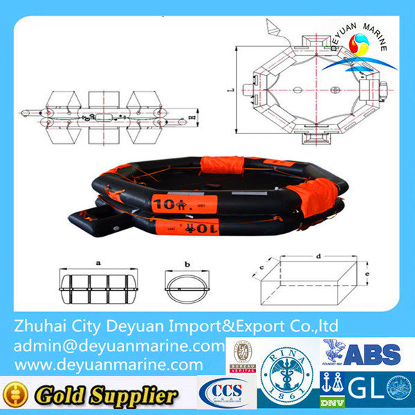 Open-Reversible Inflatable Liferaft (10 Man)