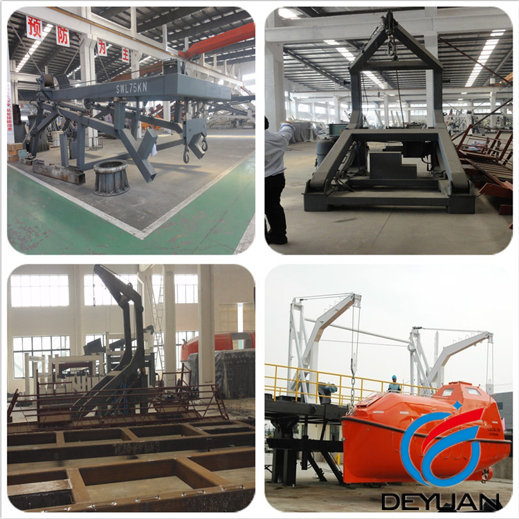 Free Fall Life Boat Davit Launching Device