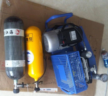 Portable air breathing apparatus inflator pump
