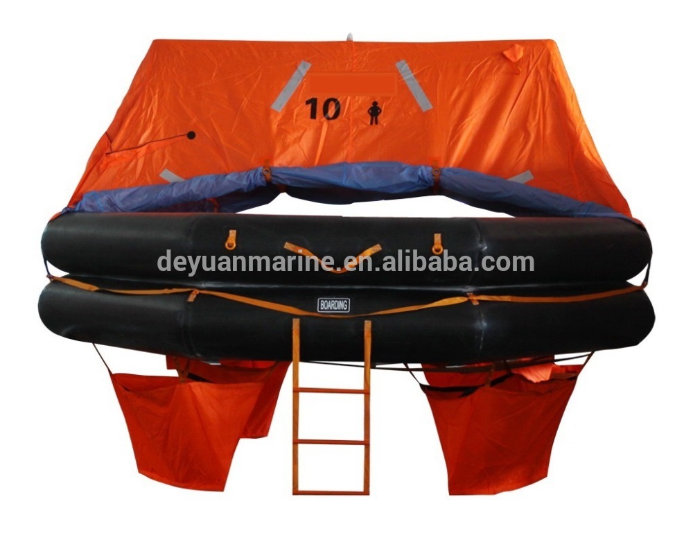 Hot Sale SOLAS Approved Cheap Throw Over Board Inflatable Life Raft