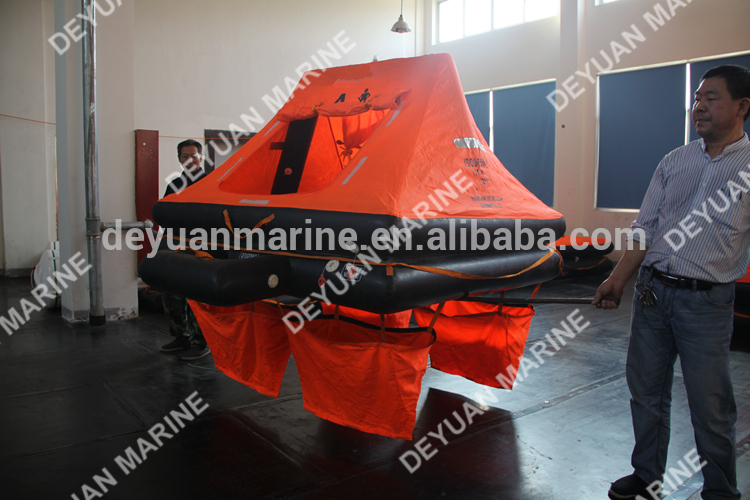 4 Man Yacht Inflatable River Life rafts for Solas standard