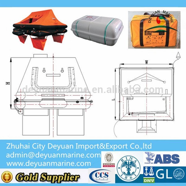 Life raft Empty container with good quality