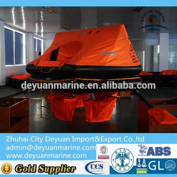 8 Man Throw-overboard Inflatable Life Raft For Sale