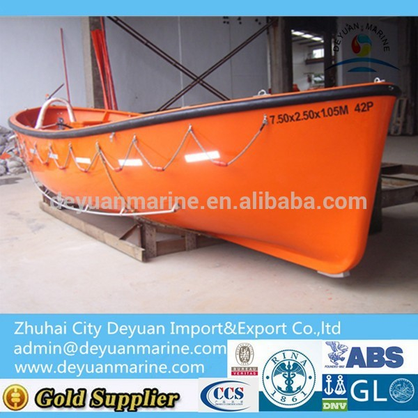F.R.P Open Type Lifeboat (Hook Distance 4.5-8.00m)
