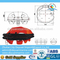 Hot-selling Fishing Boat Inflatable Life raft for 10 Persons