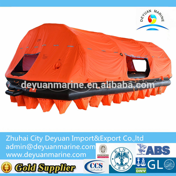 125 Person Throw-over Self-Righting Inflatable Life raft for sale