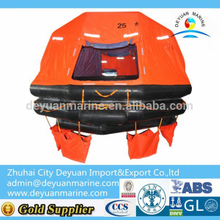 Fishing boat use only Throw-Overboard Inflatable Liferaft with 25 people