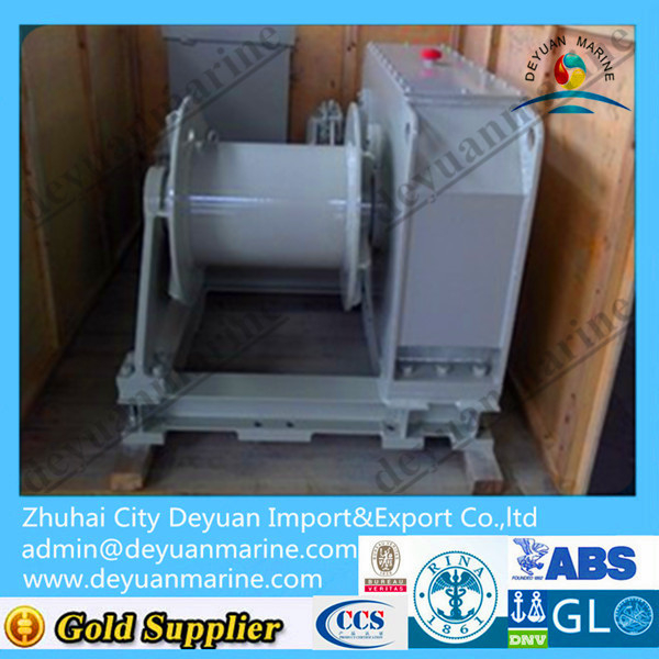 100KN Marine Horizontal Electric Mooring Capstan