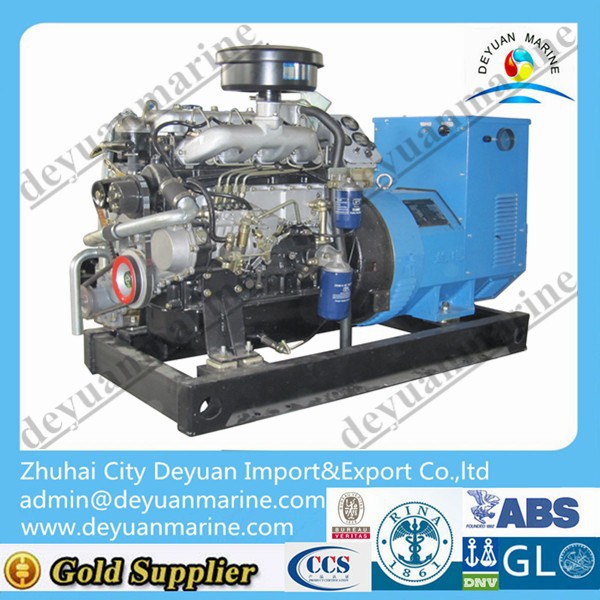Marine diesel genset with CCS