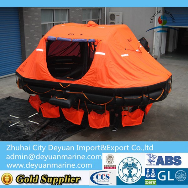 Davit-launched self-righting Inflatable Life raft for 35 Persons