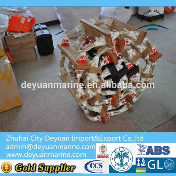 Marine wooden pilot rope ladder embarkation ladder for sale