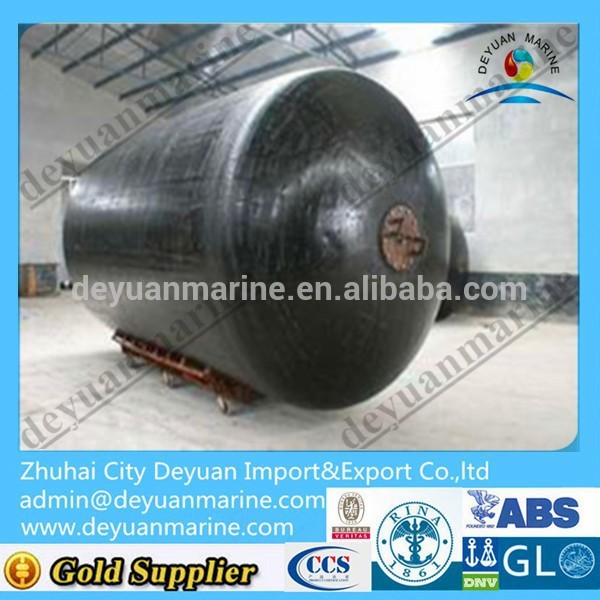 0.12MPa ISO 9001 Marine Airbag Tugboat D Rubber Fender For Ship Launching