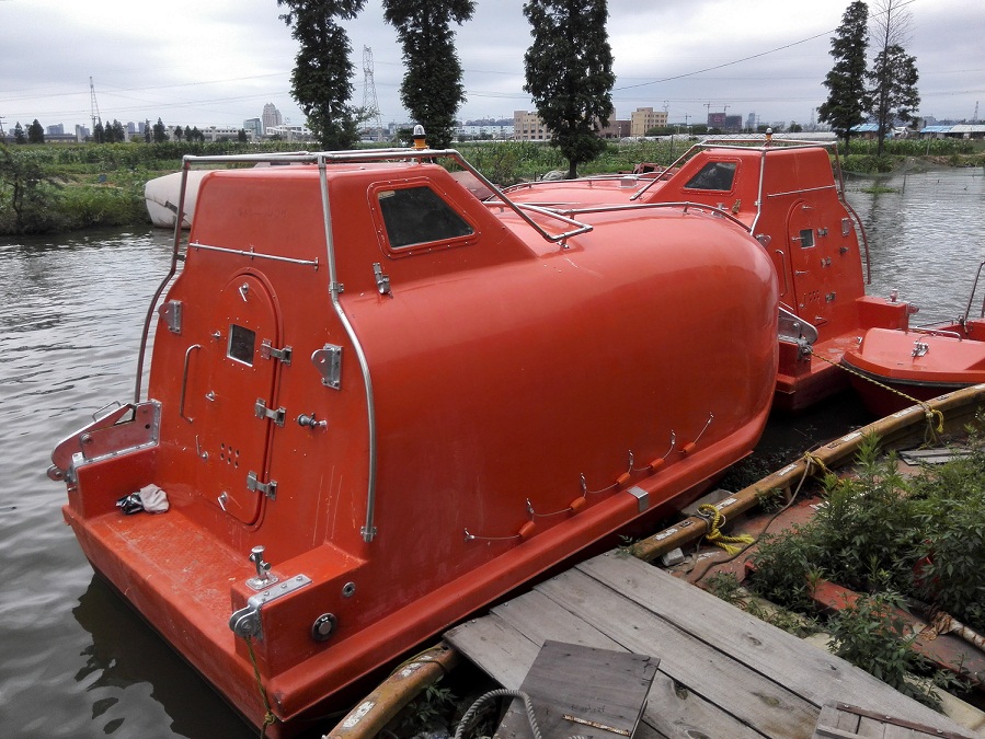 Solas Fiberglass Open Type Lifeboat with CCS Class Approval Certificate