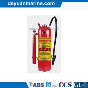 Dry Powder Fire Extinguisher with External Gas Cartridge