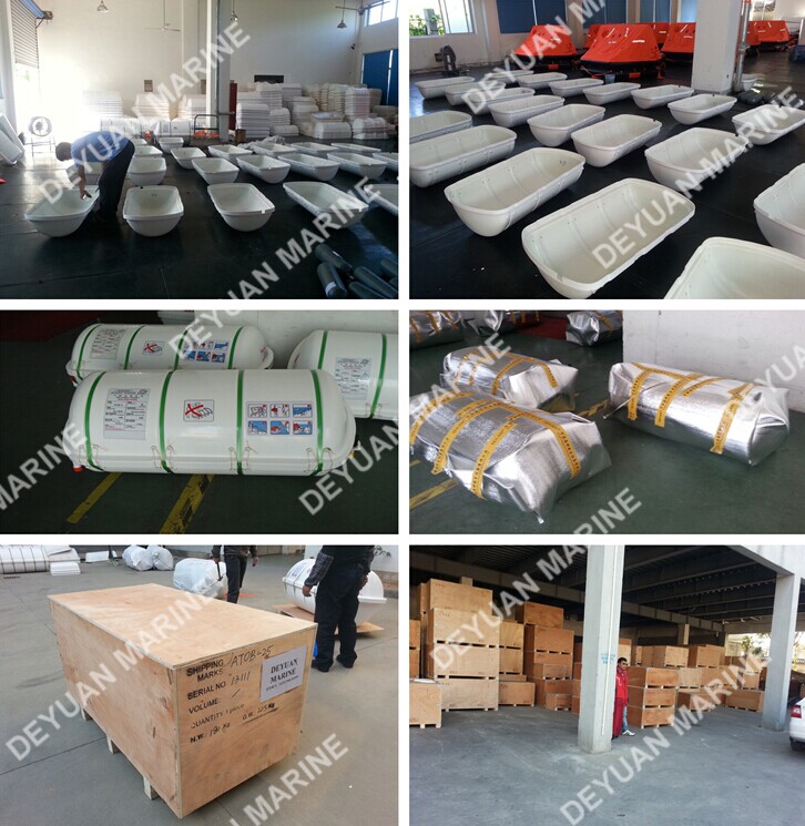 Solas Approved Life Rafts with 25 Persons Throw Over Board Inflatable Liferafts with Gl Class Approval Certificate