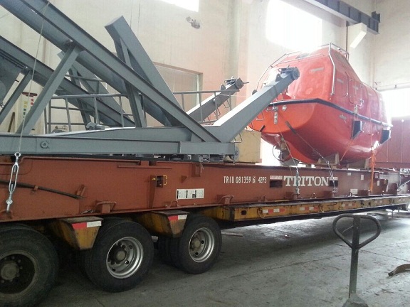 Solas Fiberglass Open Type Lifeboat with CCS Class Approval Certificate