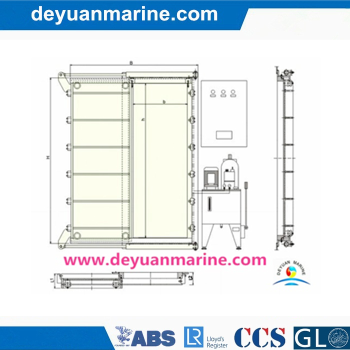 Marine Hydraulic Sliding Watertight Door