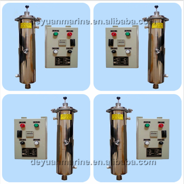 30 M3/H Marine Silver Ion Sterilizer UV-Sterilizer for Marine Sewage Treatment Plant Vessel Used Fresh Water Generator