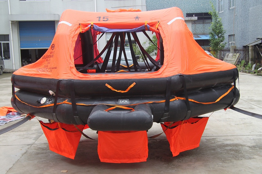 Solas and ISO Standard 25 Person Davit-Launched Inflatable Liferaft ...