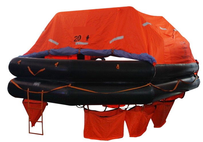 20 Persons Solas Approved Man Throw Overboard Yacht Type Inflatable Liferafts with Good Price
