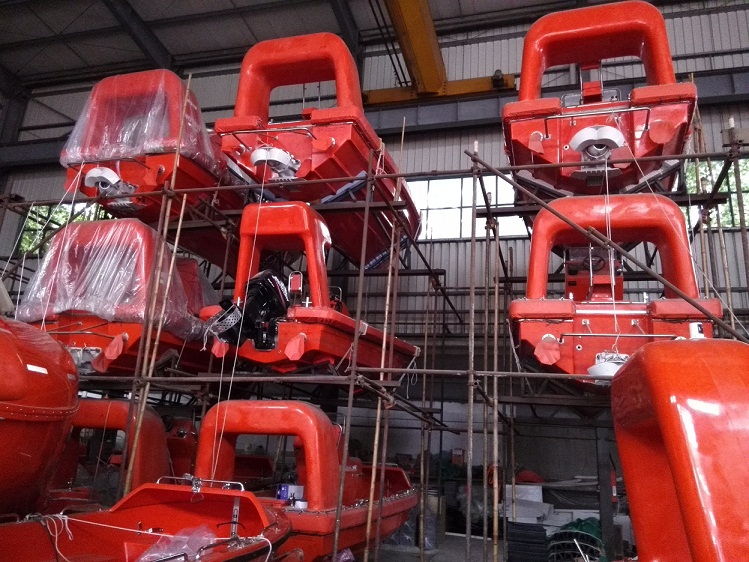 Solas Fiberglass Open Type Lifeboat with CCS Class Approval Certificate