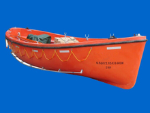 Solas Fiberglass Open Type Lifeboat with CCS Class Approval Certificate