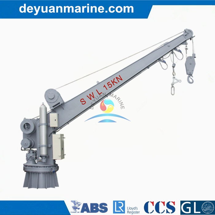 Single Arm Slewing Boat and Raft Davit Rescue Boat Davit with Hydraulic Crane Single Arm Rotary Raft Davit with Competitive Price
