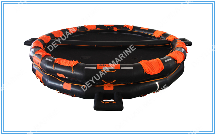 50 Man Open Type Reversible Inflatable Liferaft with Solas Standard